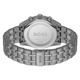 Hugo Boss Skytraveller Chronograph Gunmetal Grey Dial Grey Steel Strap Watch for Men - 1514153 Buy Now By Hugo Boss