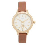 Tory Burch Collins Quartz White Dial Brown Leather Strap Watch for Women - TBW1202 Buy Now By Tory Burch