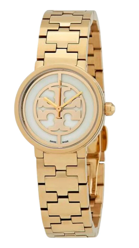 Tory Burch Reva Gold Dial Gold Steel Strap Watch for Women - TBW4011 Buy Now By Tory Burch