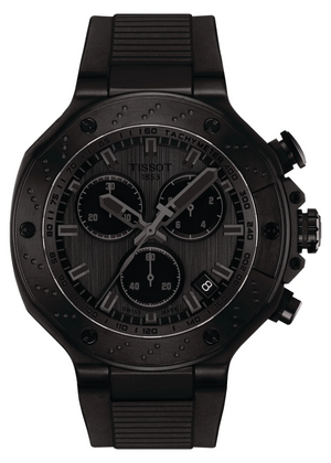 Tissot T-Race Chronograph Black Dial Black Rubber Strap Watch for Men - T141.417.37.061.00 Buy Now By Tissot