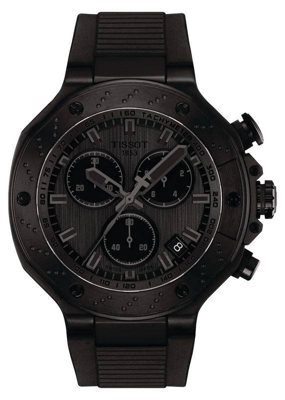 Tissot T-Race Chronograph Black Dial Black Rubber Strap Watch for Men - T141.417.37.061.00 Buy Now By Tissot