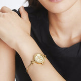 Tory Burch Riva Gold Dial Gold Steel Strap Watch for Women - TBW4029 Buy Now By Tory Burch