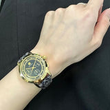 Tory Burch The Miller Chronograph Blue Dial Blue Jacquard Strap Watch for Women - TBW1038 Buy Now By Tory Burch