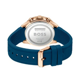 Hugo Boss Runner Chronograph Blue Dial Blue Silicone Strap Watch for Men - 1514169 Buy Now By Hugo Boss