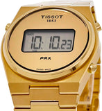 Tissot PRX Digital Quartz Gold Dial Gold Steel Strap Watch for Men - T137.463.33.020.00 Buy Now By Tissot