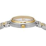 Tory Burch Oval White Dial Two Tone Steel Strap Watch for Women - TBW6033 Buy Now By Tory Burch