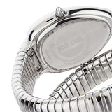 Just Cavalli Serpente Metallica Black Dial Silver Steel Strap Watch for Women - JC1L208M0025