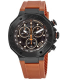 Tissot T Race Chronograph Black Dial Orange Rubber Strap Watch for Men - T141.417.37.051.02 Buy Now By Tissot