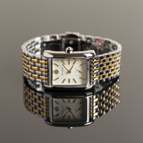 Tory Burch Eleanor White Dial Two Tone Steel Strap Watch for Women - TBW1070 Buy Now By Tory Burch