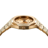 D1 Milano Ultra Thin Zephyr Gold Dial Gold Steel Strap Watch for Women - D1-UTBL31 Authentic Buy Shop Now