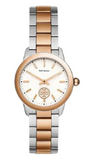 Tory Burch Collins White Dial Two Tone Steel Strap Watch for Women - TBW1305 Buy Now By Tory Burch