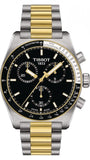 Tissot PR516 Chronograph Black Dial Two Tone Steel Strap Watch for Men - T149.417.22.051.00 Authentic Buy Shop Now