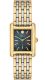 Tory Burch Eleanor Mother of Pearl Black Dial Two Tone Steel Strap Watch for Women - TBW1084 Buy Now By Tory Burch