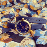 Tory Burch Collins Quartz Blue Dial Blue Leather Strap Watch for Women - TBW1303 Buy Now By Tory Burch