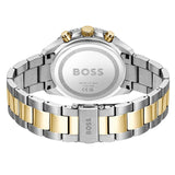 Hugo Boss Runner Chronograph Grey Dial Two Tone Steel Strap Watch for Men - 1514144 Buy Now By Hugo Boss