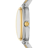 Tory Burch Oval White Dial Two Tone Steel Strap Watch for Women - TBW6033 Buy Now By Tory Burch
