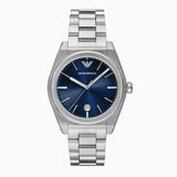 Emporio Armani Frederico Analog Blue Dial Silver Steel Strap Watch for Men - AR11620 Buy Now By Emporio Armani