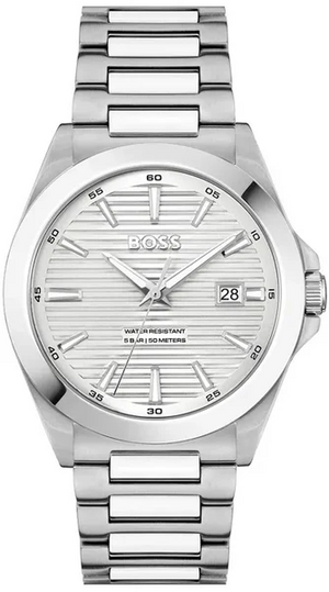 Hugo Boss Strike Silver Dial Silver Steel Strap Watch for Men - 1514176 Buy Now By Hugo Boss