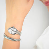 Just Cavalli Unica Silver Dial Silver Steel Strap Watch for Women - JC1L322M0015 Authentic Buy Shop Now