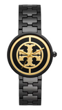 Tory Burch Reva Black Dial Black Steel Strap Watch for Women - TBW4039 Buy Now By Tory Burch