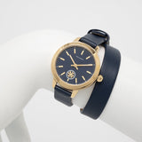 Tory Burch Collins Quartz Blue Dial Blue Leather Strap Watch for Women - TBW1303 Buy Now By Tory Burch
