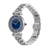 Emporio Armani Gianni T-Bar Blue Dial Silver Steel Strap Watch for Women - AR11627 Buy Now By Emporio Armani