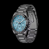 Hugo Boss Strike Chronograph Blue Dial Black Steel Strap Watch for Men - 1514242 Buy Now By Hugo Boss