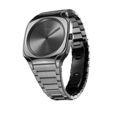 D1 Milano Square Gray Dial Grey Steel Strap Watch for Men - D1-SQBJ11 Authentic Buy Shop Now