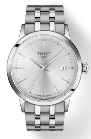 Tissot Classic Dream Silver Dial Silver Steel Strap Watch for Men - T129.410.11.031.00 Authentic Buy Shop Now