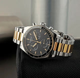 Tissot PR516 Chronograph Black Dial Two Tone Steel Strap Watch for Men - T149.417.22.051.00 Authentic Buy Shop Now