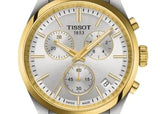 Tissot PR 100 Chronograph Silver Dial Two Tone Steel Strap Watch for Men - T150.417.22.031.00 Authentic Buy Shop Now