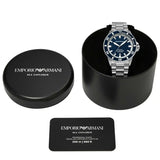 Emporio Armani Sea Explorer Blue Dial Silver Steel Strap Watch for Men - AR60087 Buy Now By Emporio Armani