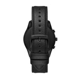 Emporio Armani Antonio Chronograph Black Dial Black Leather Strap Watch for Men - AR11583 Buy Now By Emporio Armani