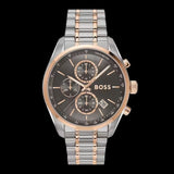 Hugo Boss Grand Prix Chronograph Grey Dial Two Tone Steel Strap Watch for Men - 1514252 Buy Now By Hugo Boss
