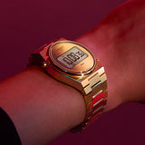 Tissot PRX Digital Quartz Gold Dial Gold Steel Strap Watch for Men - T137.463.33.020.00 Buy Now By Tissot