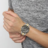 Hugo Boss Runner Chronograph Grey Dial Two Tone Steel Strap Watch for Men - 1514144 Buy Now By Hugo Boss