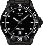 Tissot Seastar 1000 Quartz Black Dial Black Steel Strap Watch for Men - T120.410.33.051.00 Authentic Buy Shop Now
