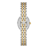 Tory Burch Oval White Dial Two Tone Steel Strap Watch for Women - TBW6033 Buy Now By Tory Burch