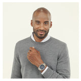 Hugo Boss Skytraveller Chronograph Blue Dial Two Tone Steel Strap Watch for Men - 1514247 Buy Now By Hugo Boss