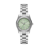Emporio Armani Federica Mint Green Dial Silver Steel Strap Watch for Women - AR11656 Buy Now By Emporio Armani