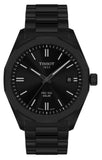 Tissot PRC 100 Solar Quartz Black Dial Black Steel Strap Watch for Men - T151.422.33.051.00 Authentic Buy Shop Now