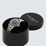 Emporio Armani Sea Explorer Blue Dial Silver Steel Strap Watch for Men - AR60087 Buy Now By Emporio Armani