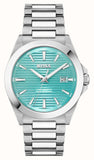 Hugo Boss Strike Turquoise Blue Dial Silver Steel Strap Watch for Men - 1514171 Buy Now By Hugo Boss