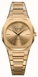 D1 Milano Ultra Thin Zephyr Gold Dial Gold Steel Strap Watch for Women - D1-UTBL31 Authentic Buy Shop Now