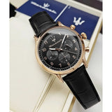 Maserati Epoca Limited Edition Chronograph Black Dial Black Leather Strap Watch for Men - R8871618015 Authentic Buy Shop Now