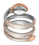 Just Cavalli Carezza Rose Gold Dial Two Tone Steel Strap Watch for Women - JC1L372M0065 Authentic Buy Shop Now