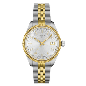 Tissot Ballade Quartz Silver Dial Two Tone Steel Strap Watch for Women - T156.210.22.031.00 Authentic Buy Shop Now
