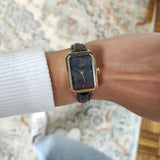 Tissot SRV Black Mother of Pearl Dial Black Leather Strap Watch for Women - T160.110.36.126.00 Authentic Buy Shop Now