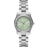 Emporio Armani Federica Mint Green Dial Silver Steel Strap Watch for Women - AR11656 Buy Now By Emporio Armani