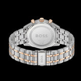 Hugo Boss Tourmaster Chronograph Blue Dial Two Tone Steel Strap Watch for Men - 1514288 Authentic Buy Shop Now